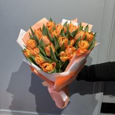 Букет махровых тюльпанов 1616