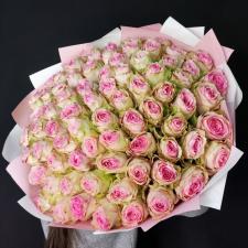 Букет из 75 розовых роз 1915