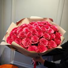 Букет из 51 розовой розы 1992