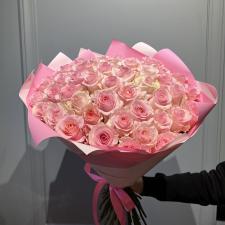 Букет из 51 розовых роз 2075
