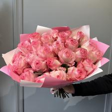 Букет из 25 розовых роз 2345
