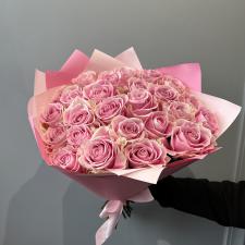 Букет из 25 розовых роз 2348