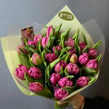 Букет махровых тюльпанов Дабл Принцесс 2570