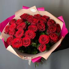 Букет из 25 красных роз Ред Наоми 2609