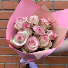 Букет из 9 розовых роз 2786