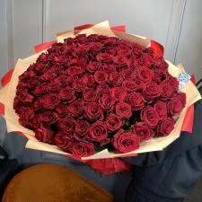 Букет из 101 красной розы 568