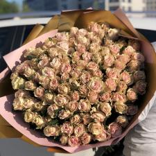 Букет из 101 розовой розы 574