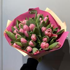 Букет розовых тюльпанов 3147